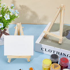 Foldable Wood Triangle Easel&nbsp;WOOD-WH0022-55B