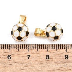 Brass Enamel Pendants&nbsp;KK-CBAEBFB-01B-G