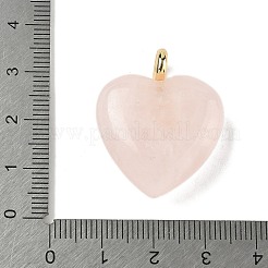 Natural Rose Quartz Pendants&nbsp;X-G-P585-03G-09