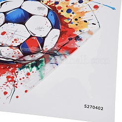 防水 pvc 自己粘着絵のステッカー  サッカー  壁のステッカー  コーヒー  357x397x0.3mm&nbsp;PL-Z001-03A