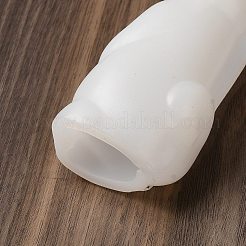 猫型シリコン型キャンドル型  キャンドル作り用  ホワイト  44x40x113mm&nbsp;SIL-B070-01
