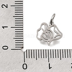 304 Stainless Steel Charms&nbsp;SA-CBA4CE0-01P-D