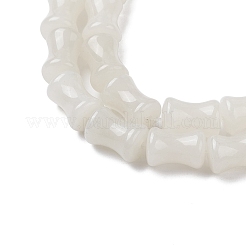 天然石グリーンアベンチュリンビーズ連売り  竹の形  12~13x8~8.5mm  穴：1.3mm  約30個/連  14.49~14.76インチ（36.8~37.5cm）&nbsp;G-C102-A03-01