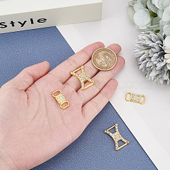 4 Pair 2 Styles Iron Shoelace Buckle Clips&nbsp;IFIN-AR0001-37