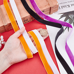 Halloween Theme 20 Bundles 4 Colors Single Face Velvet Ribbon&nbsp;OCOR-CA0001-05