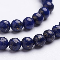 16 inch Grade A Round Dyed Natural Lapis Lazuli Beads Strand&nbsp;X-G-GSR4mmC123