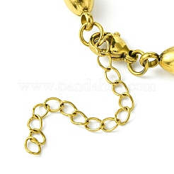Ion Plating(IP) 304 Stainless Steel Bead Necklaces&nbsp;NJEW-C053-03G
