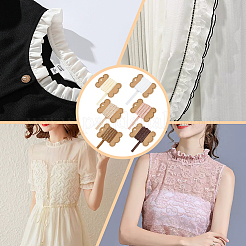 18M 6 Colors  Polyester Pleated Elastic Lace Trim&nbsp;OCOR-FG0002-22