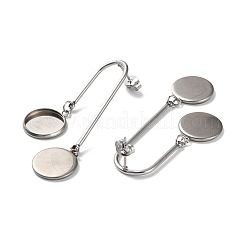 Non-Tarnish 304 Stainless Steel Stud Earring Findings&nbsp;STAS-P328-11P