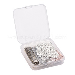 500Pcs 5 Style Brass Ear Nuts&nbsp;KK-LS0001-21
