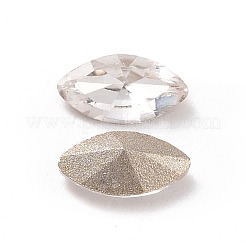 Glass Rhinestone Cabochons&nbsp;GGLA-P002-03D-09