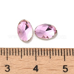 Glass Rhinestone Cabochons&nbsp;RGLA-P037-08B-D223