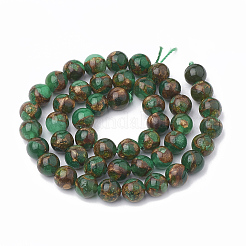 Natural Chalcedony Beads Strands&nbsp;G-S333-6mm-014F