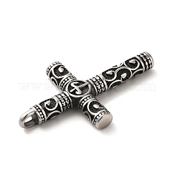 304 Stainless Steel Pendants&nbsp;STAS-P325-27AS