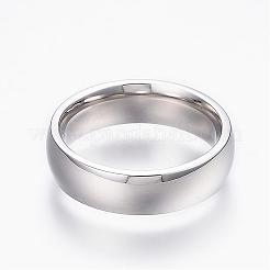 304 Stainless Steel Wide Band Rings&nbsp;RJEW-G082-02