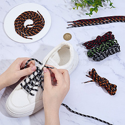 8 Pairs 4 Colors Polyester Shoelace&nbsp;FIND-PH0028-91