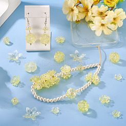 130Pcs 8 Styles Plating Acrylic Beads&nbsp;OACR-TA0004-51A