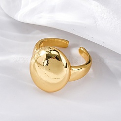 Brass Open Cuff Rings for Women&nbsp;LS-RJEW-G341-04G-03