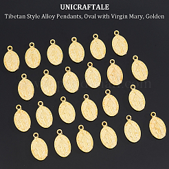 100Pcs Tibetan Style Alloy Pendants&nbsp;TIBEP-UN0001-04