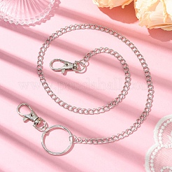 5Pcs 5 Styles Punk Style Moon Zinc Alloy Chain Belts Sets&nbsp;AJEW-CJ0001-63