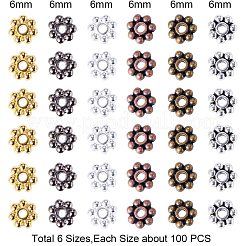 Tibetan Style Alloy Spacer Beads&nbsp;TIBEB-PH0004-07