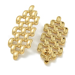 Ion Plating(IP) 304 Stainless Steel Stud Earrings&nbsp;EJEW-G400-12G