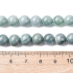 Natural Blue Jade Beads Strands&nbsp;G-H341-8mm-01