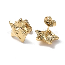 Ion Plating(IP) 304 Stainless Steel Stud Earring Findings&nbsp;STAS-F286-20G
