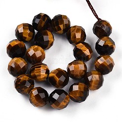 Natural Tiger Eye Beads Strands&nbsp;G-S345-10mm-22