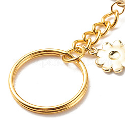 Alloy & Brass Enamel Keychains&nbsp;KEYC-JKC00348