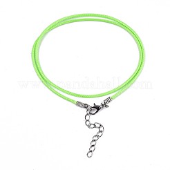Waxed Cotton Cord Necklace Making&nbsp;MAK-S034-006