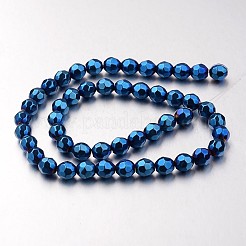 Electroplate Non-magnetic Synthetic Hematite Bead Strands&nbsp;G-F300-42-05