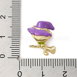 Halloween Brass Enamel European Beads&nbsp;X1-KK-A203-04A-G