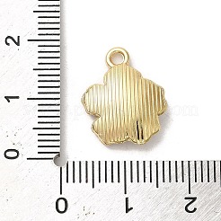 Flower Alloy Enamel Pendants&nbsp;ENAM-A007-01KCG-03