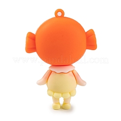 Girl Doll PVC Plastic Pendants&nbsp;KY-S172-12B