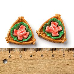Fried Chip Doughnut Theme Opaque Resin Imitation Food Decoden Cabochons&nbsp;RESI-S392-02D