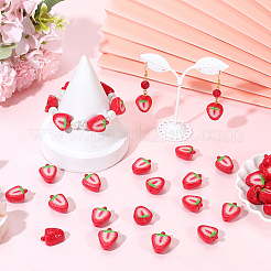 50Pcs Printed Opaque Acrylic Beads&nbsp;OACR-PA0001-79