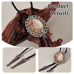 12Pcs 3 Colors Zinc Alloy Cord Ends&nbsp;FIND-GA0004-78