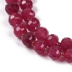 Natural Dyed White Jade Beads Strands&nbsp;G-H057-A22-16