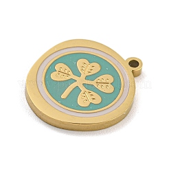 316 Surgical Stainless Steel Enamel Pendants&nbsp;STAS-M073-12G