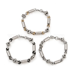 201 Stainless Steel Link Chain Bracelets for Men Women&nbsp;BJEW-B143-08