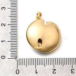 真鍮のティールエナメルの葉のペンダント  天然淡水真珠の花のチャーム  18KGP本金メッキ  21x20x8mm  穴：5x3mm&nbsp;KK-K398-13G