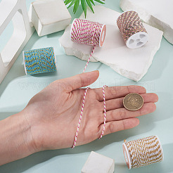4 Rolls 4 Colors 4-Ply Polycotton Cord with Metallic Thread&nbsp;OCOR-TA0003-33C