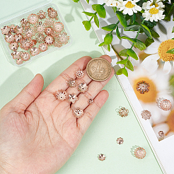 60Pcs 10 Styles 304 Stainless Steel Fancy Bead Caps&nbsp;STAS-UN0043-31