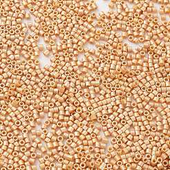 焼付塗装ガラスシードビーズ  シリンダー  砂茶色  2x1.5mm  穴：1mm  約50398個/ポンド&nbsp;SEED-S042-15B-26