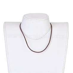 Leather Cord Wrap Bracelets/Necklace&nbsp;BJEW-JB03920-M