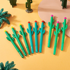 15Pcs 3 Colors Cactus Rubber Gel Pen&nbsp;AJEW-TA0002-67