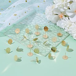 150Pcs 304 Stainless Steel Stud Earring Findings&nbsp;STAS-ME0001-46