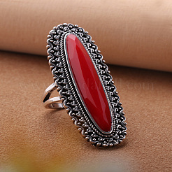 Alloy and Resin Finger Rings&nbsp;FS-WGB9ABA-05