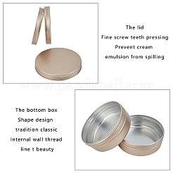 Round Aluminium Tin Cans&nbsp;CON-PH0001-58KCG